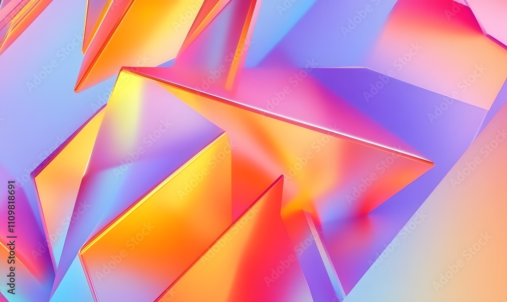 Abstract Colorful Geometric Shapes Design Abstract Colorful Geometric Shapes Design