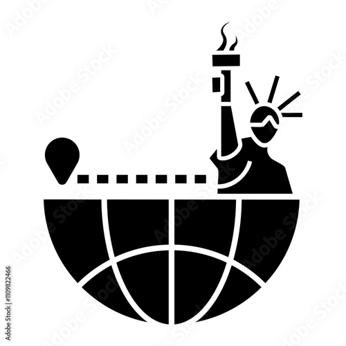 emigration Solid icon