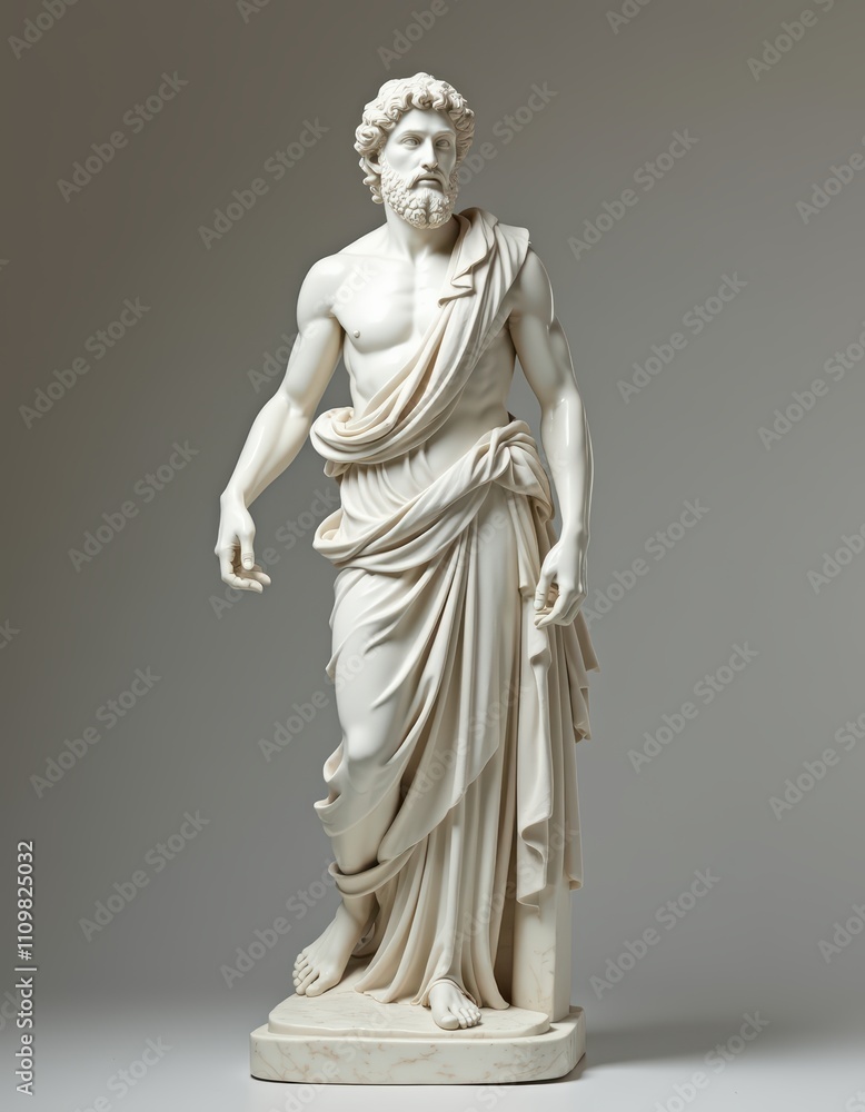 Obraz premium statue with phone