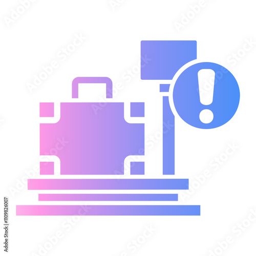 luggage Gradient icon