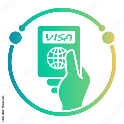 passport Gradient icon