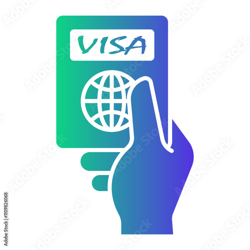 passport Gradient icon