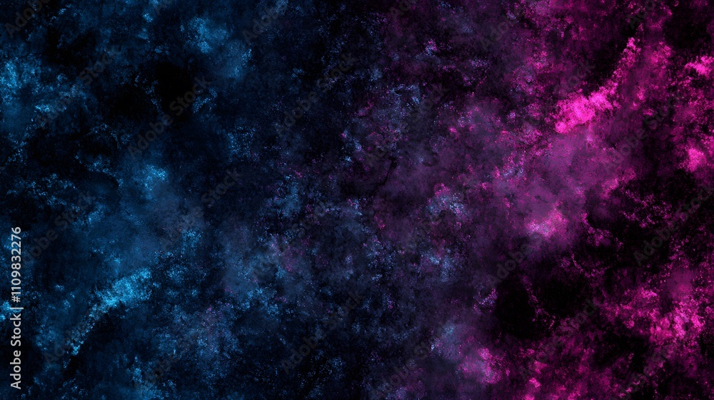 Fototapeta premium Abstract Blue And Pink Cosmic Nebula Texture