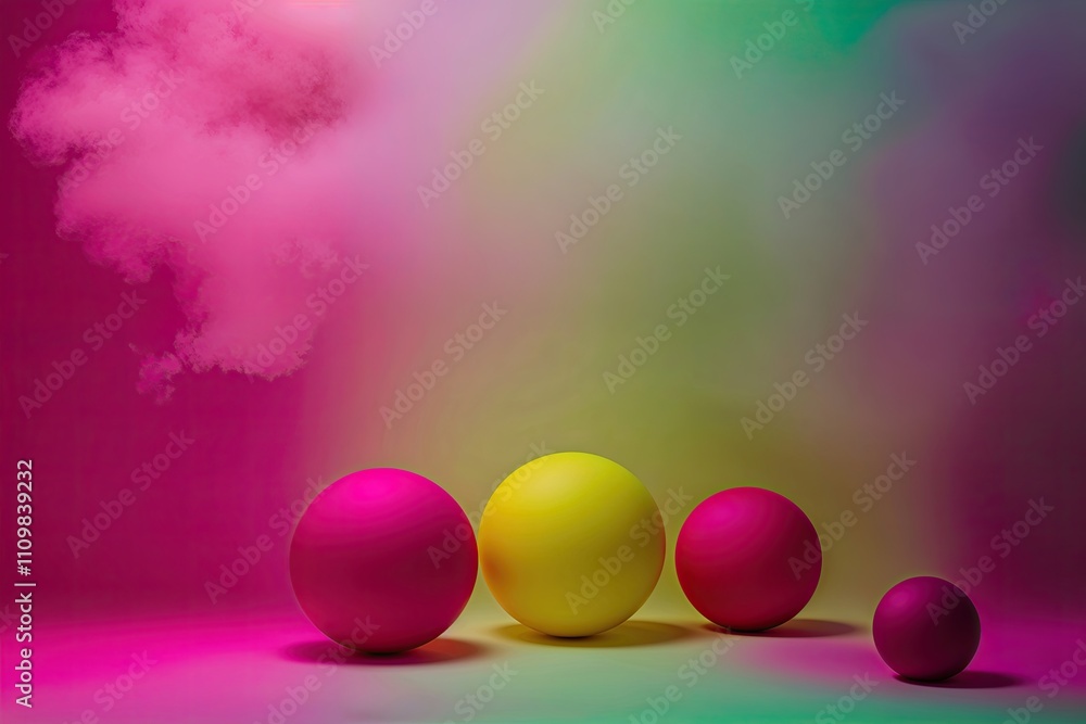 Vibrant Neon Gradient Background with Fuchsia Yellow and Soft Haze Effects Vibrant Neon Gradient Background with Fuchsia Yellow and Soft Haze Effects