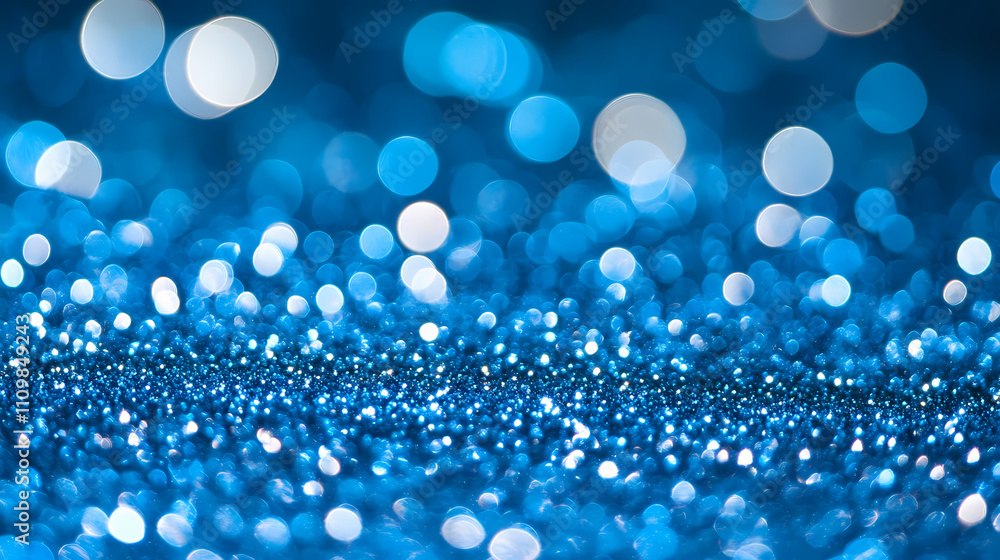 Blue glitter background shimmering holiday lights. Shimmering. Illustration Blue glitter background shimmering holiday lights. Shimmering. Illustration