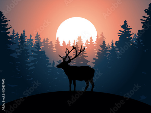 deer in the forest