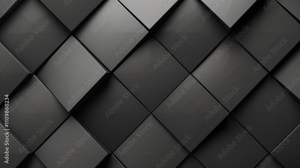 A black and white photo of a blocks with a black pattern A black and white photo of a blocks with a black pattern