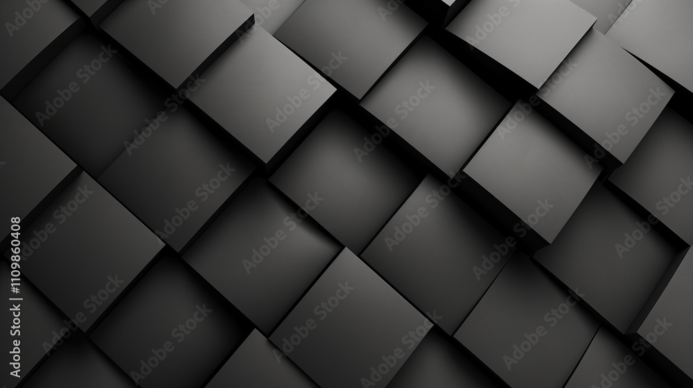 A black and white photo of a blocks with a black pattern A black and white photo of a blocks with a black pattern