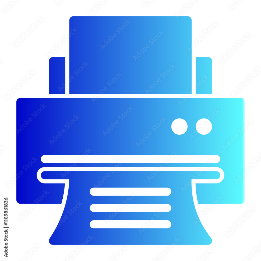 Printer Icon Vector Illustration for Web, Business, and Technology Design Printer Icon Vector Illustration for Web, Business, and Technology Design