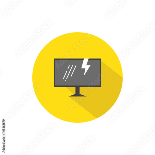 monitor with lightning