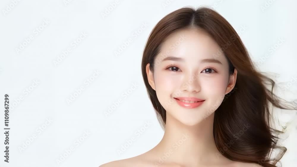 Radiant Young Woman Portraying Natural Beauty and Elegance Radiant Young Woman Portraying Natural Beauty and Elegance