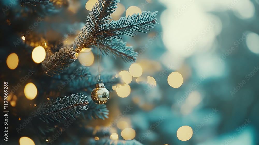 christmas tree lights, christmas decoration