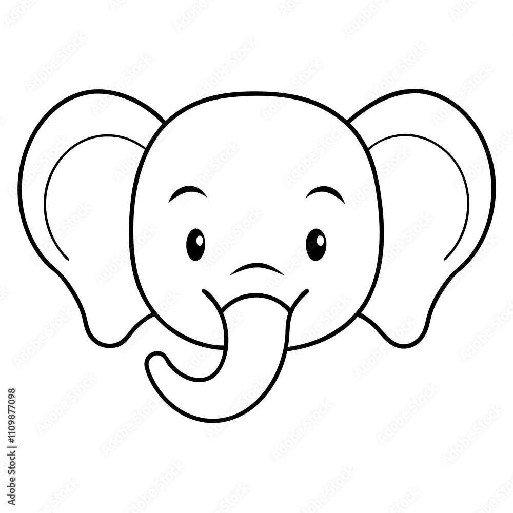 Obraz premium baby elephant