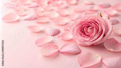 pink rose petals background for your design