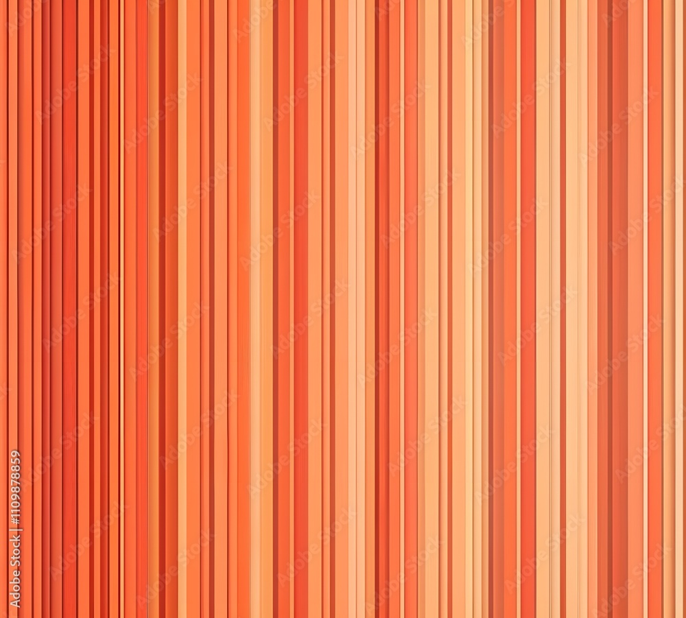 Fototapeta premium A gradient of warm orange and red vertical stripes creating a visually striking pattern.