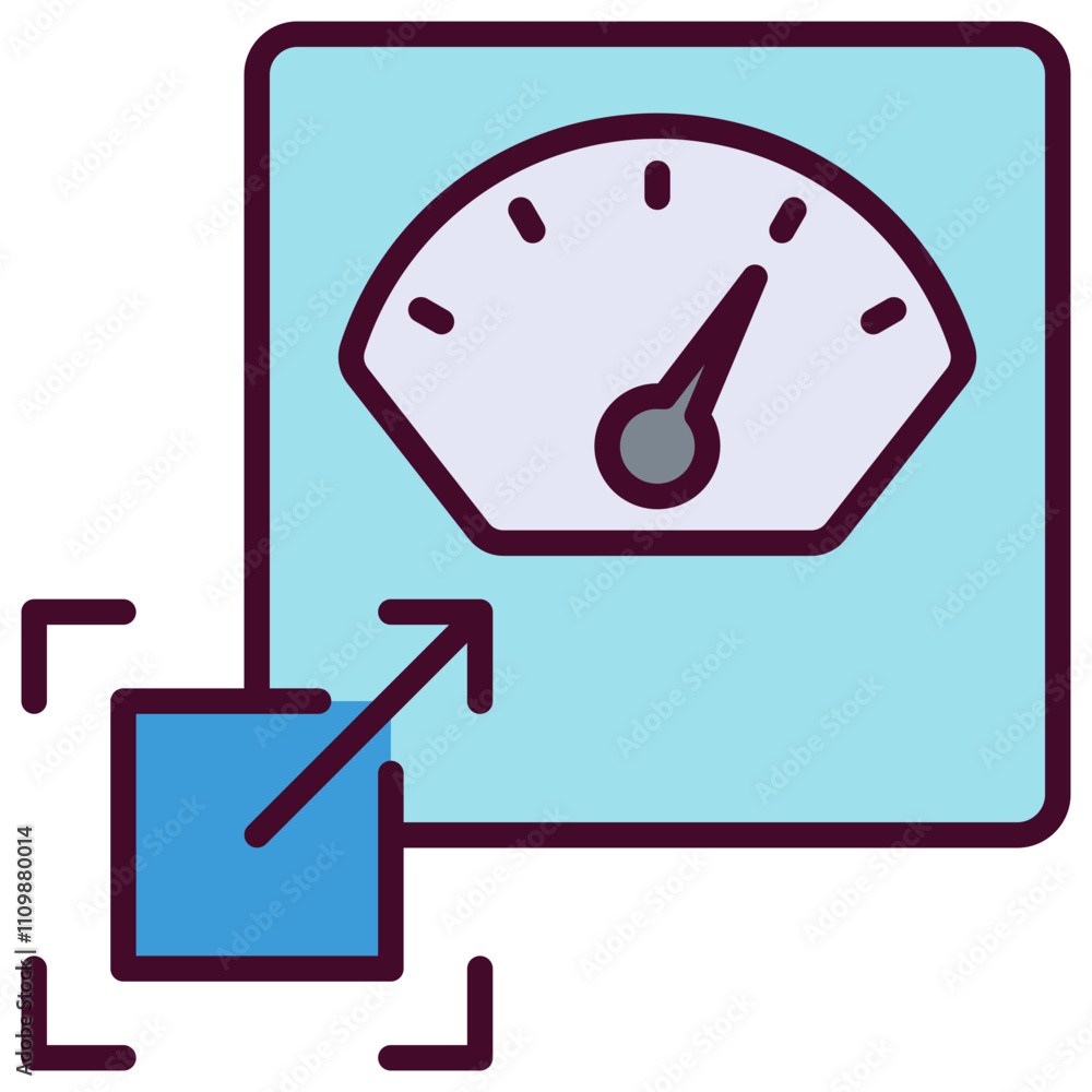 Scale Outline Color Icon Scale Outline Color Icon