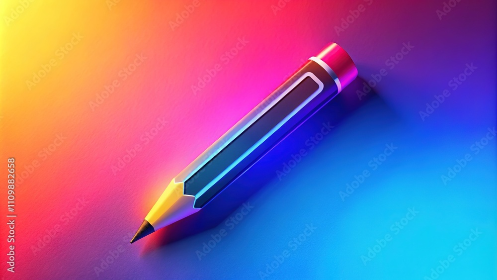 Silhouette Edit Pencil Sign Up - AI Photo Silhouette Edit Pencil Sign Up - AI Photo