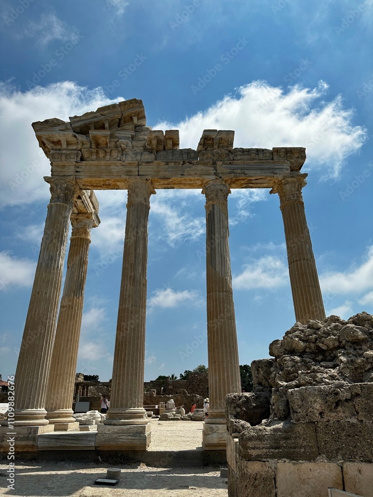 Roman ruins: The Temple of Apollo (Side, Antalya Province, Turkiye) Roman ruins: The Temple of Apollo (Side, Antalya Province, Turkiye)