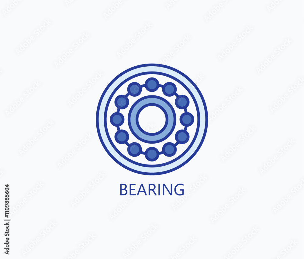 Bearing vector, icon or logo sign symbol illustration Bearing vector, icon or logo sign symbol illustration
