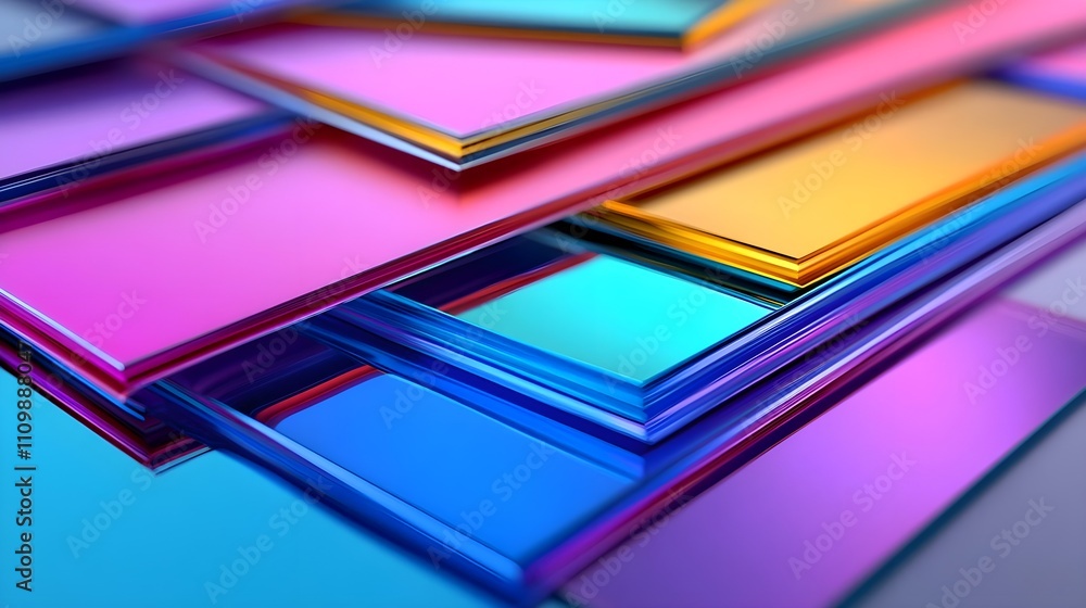 Abstract Colorful Geometric Shapes Abstract Colorful Geometric Shapes