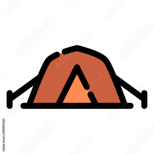 camping tent icon