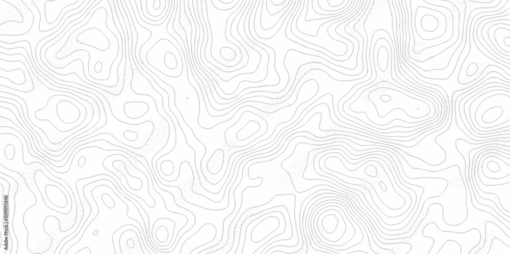 Abstract Vector geography landscape Topo contour map on white background, Topographic contour lines. Seamless pattern with lines Topographic map. Geographic mountain relief diagram line wave carve. Abstract Vector geography landscape Topo contour map on white background, Topographic contour lines. Seamless pattern with lines Topographic map. Geographic mountain relief diagram line wave carve.