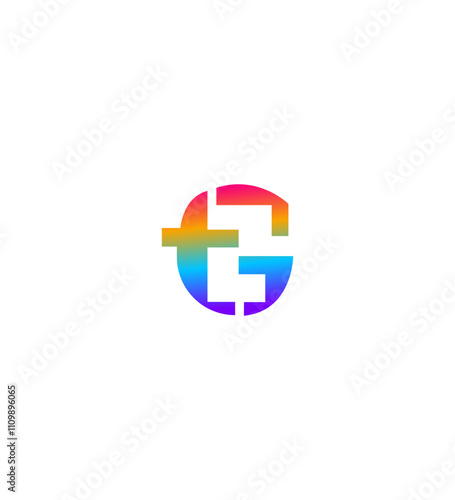 GT, TG Letter Logo Template