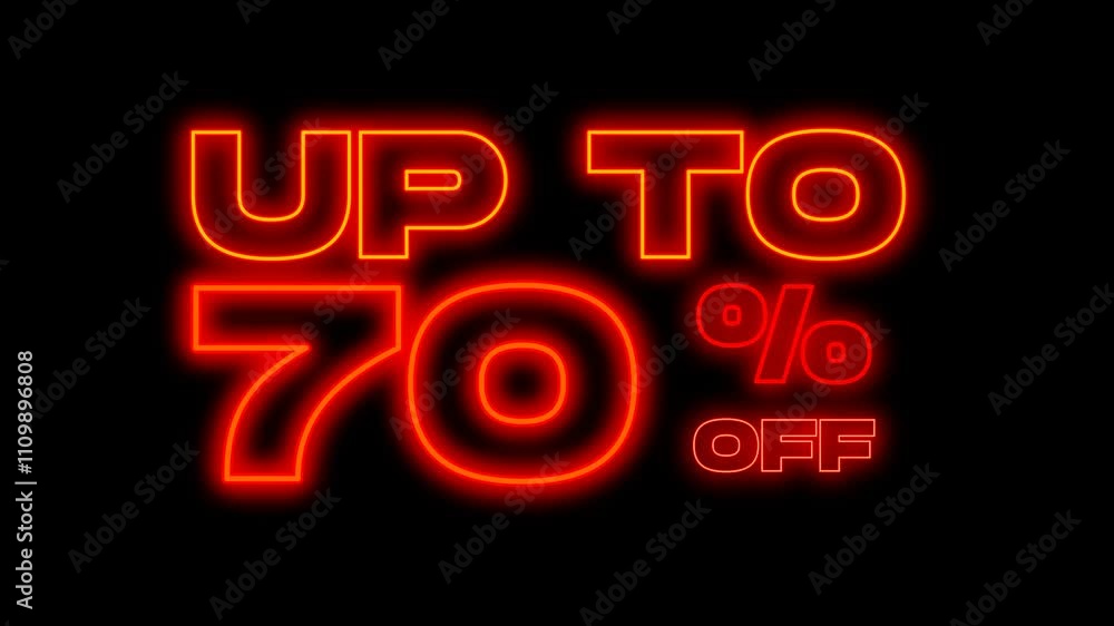 Animated text Up to 70% OFF with black, background, blinking switch other colors. Animation Footage 4k Animated text Up to 70% OFF with black, background, blinking switch other colors. Animation Footage 4k
