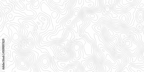 Abstract landscape grid diagram relief wave line vector outline topography area doodle wire counter map background.