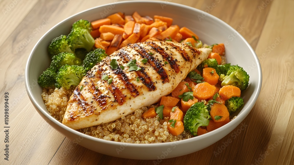 Wholesome Grilled Chicken Quinoa Bowl: A Nutritious Meal Option Wholesome Grilled Chicken Quinoa Bowl: A Nutritious Meal Option
