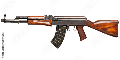 AK 47 Assault Rifle Military Weapon Vintage Firearm Eastern Bloc Cold War Relic High Res Image