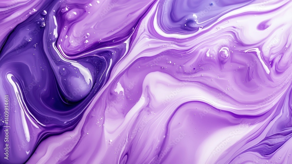 Obraz premium Abstract Purple Swirl Paint Texture Background