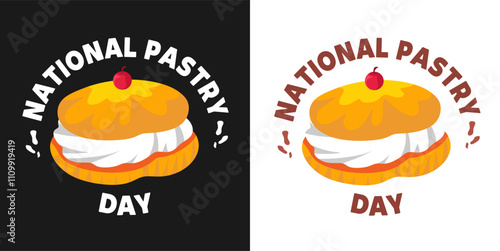 national pastry day with delicious pastry