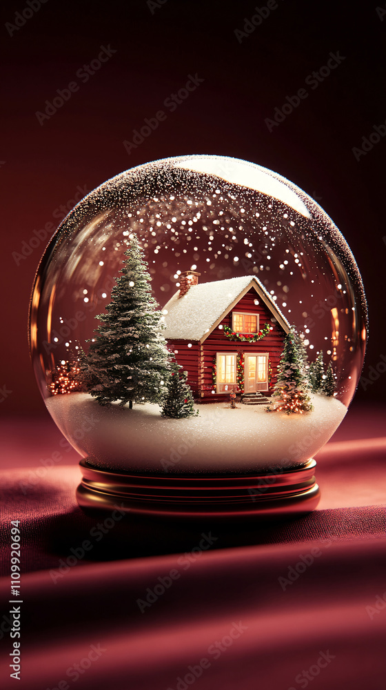 Snow globe. A snowstorm is present while a Christmas decoration is depicted in a glass Christmas globe. The background is an exquisite bokeh.
Snow globe. A snowstorm is present while a Christmas decoration is depicted in a glass Christmas globe. The background is an exquisite bokeh.