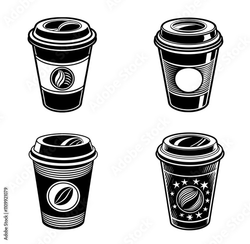 Starbucks cup vector illustration