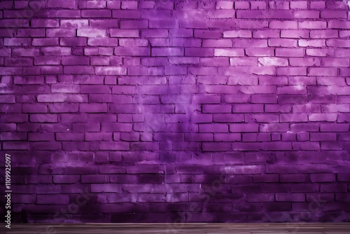 Abstract purple brick wall texture background photo