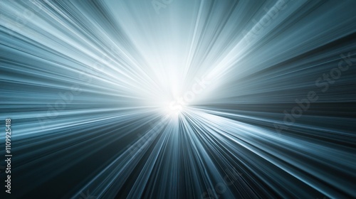 Abstract image depicting light rays radiating from a central source.