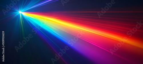 Shine colorful rainbow light. LGBT pride gender equality wallpaper. Generative AI technology. 