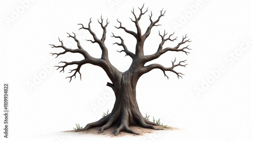 silhouette of a tree