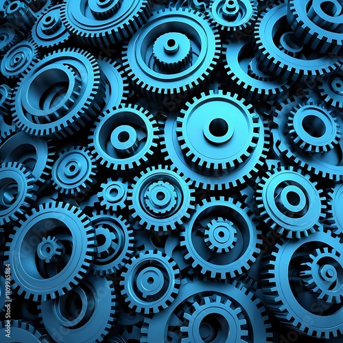 background with gears