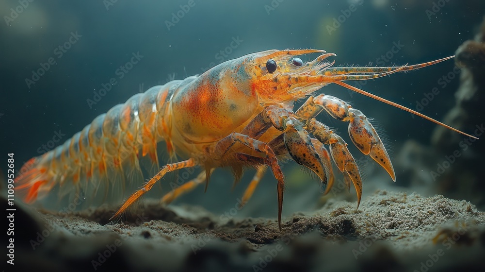 Crayfish Underwater Crayfish Underwater