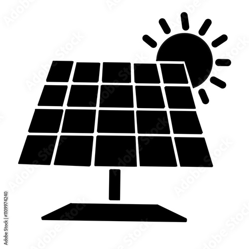 solar panel and turbine