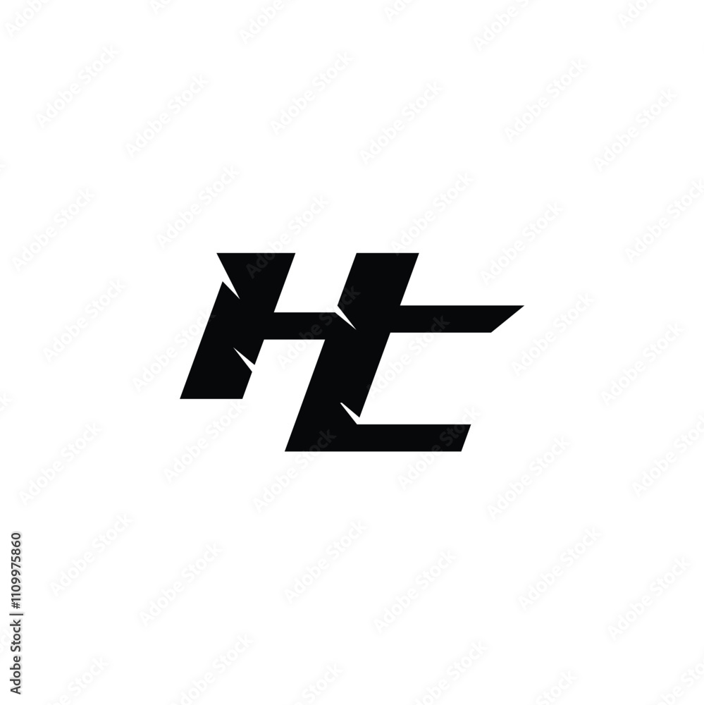 HC monogram logo design letter text name symbol monochrome logotype alphabet character simple logo HC monogram logo design letter text name symbol monochrome logotype alphabet character simple logo