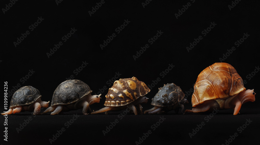 Baby Turtles Racing: A Time-Lapse of Tortoise Growth Baby Turtles Racing: A Time-Lapse of Tortoise Growth