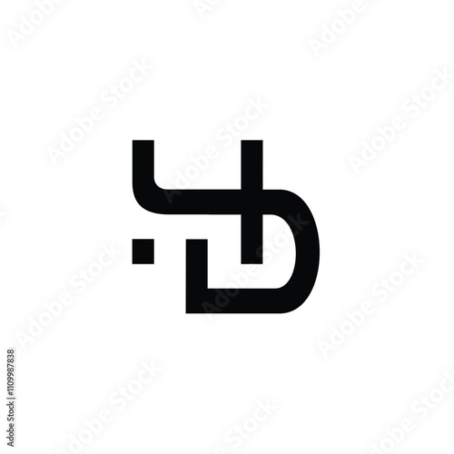 Free Download HD monogram logo design letter text name symbol monochrome logotype alphabet character simple logo - GFXLoad