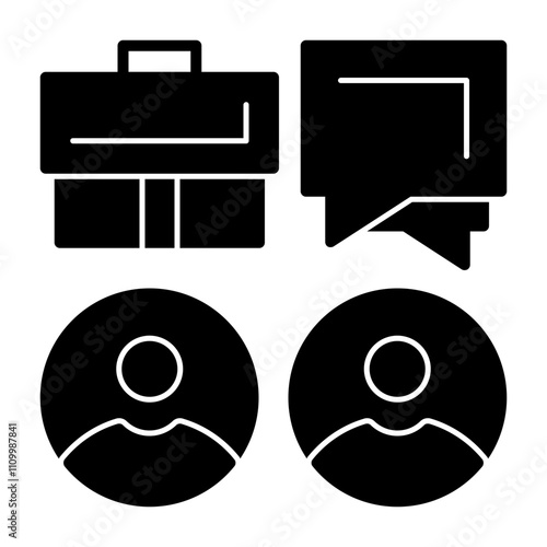 Meeting Solid Icon Style