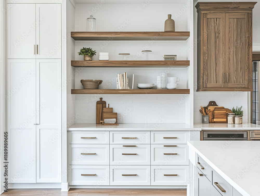 Fototapeta premium A modern kitchen 