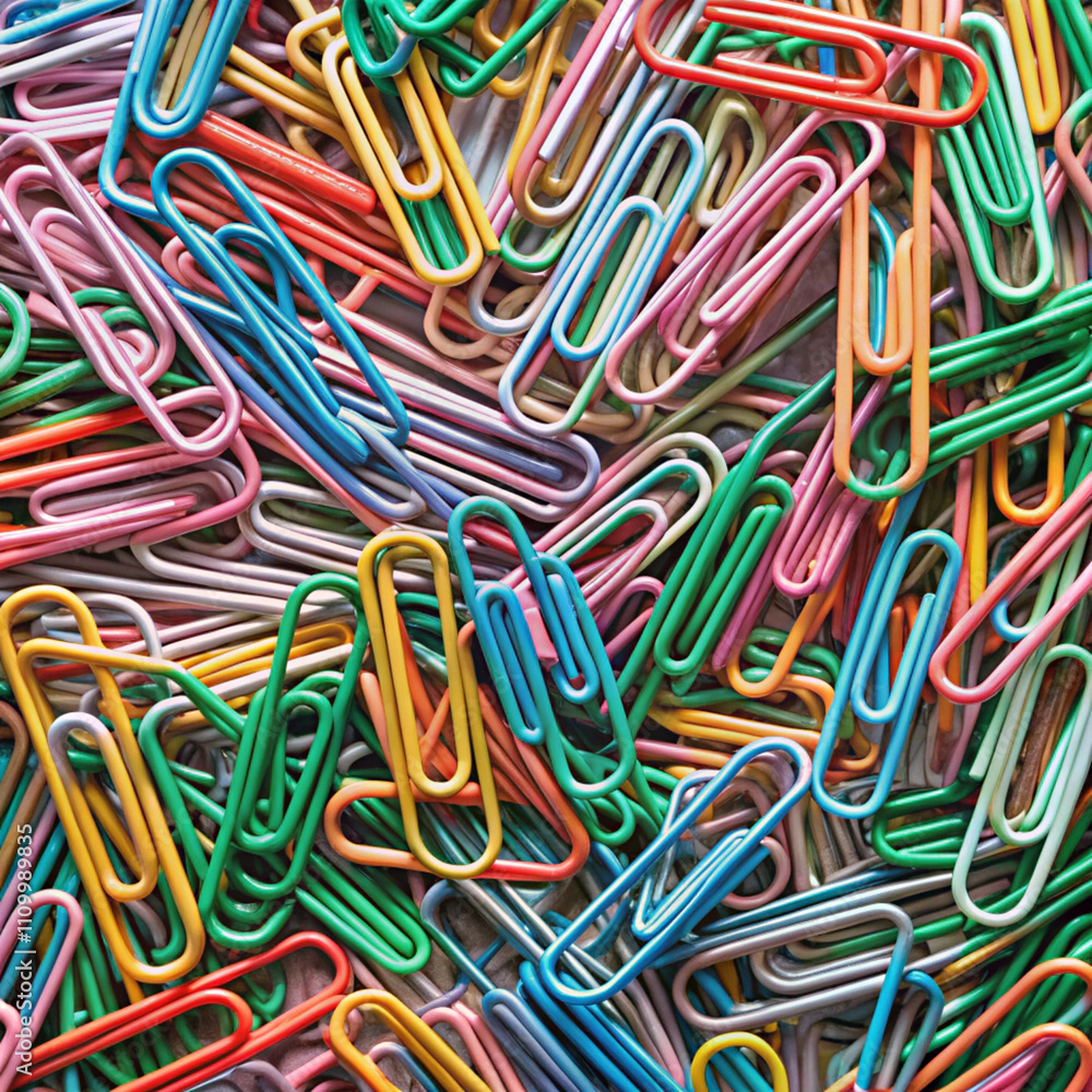 Paper clip scatter texture background beautiful colors Paper clip scatter texture background beautiful colors