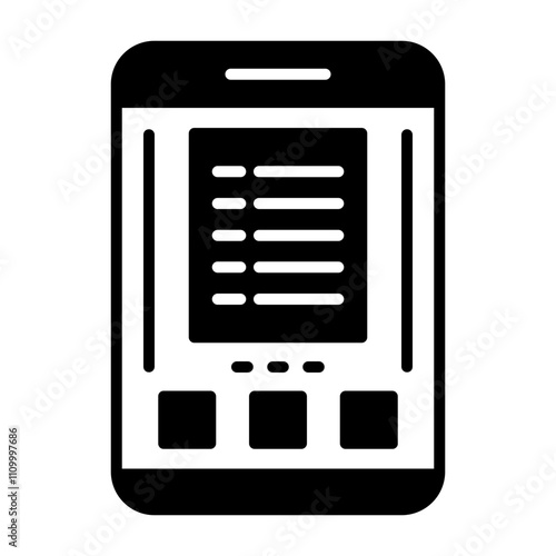 List Solid Icon Style