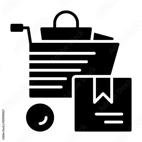 Bulk Purchase Solid Icon Style